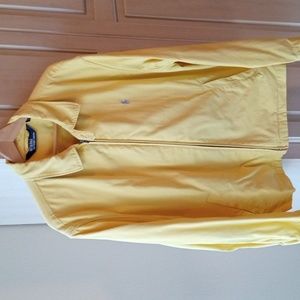 Polo men's yellow cotton windbreaker